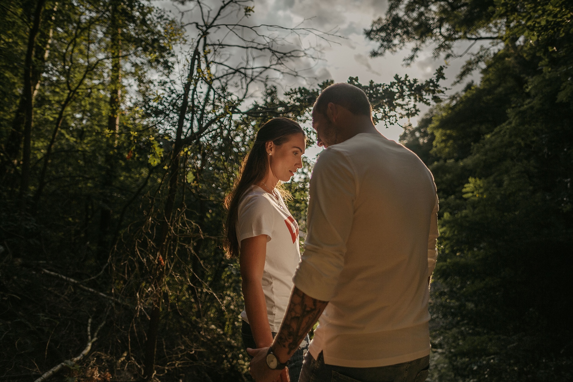 Engagementshoot in der Heide