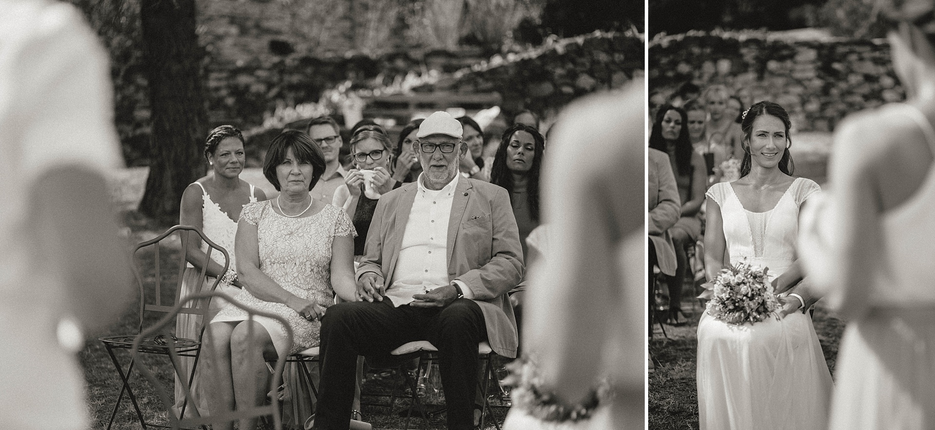 Traumhafte Hochzeit in der Provence. Die Trauzeugen halten eine emotionale Rede.