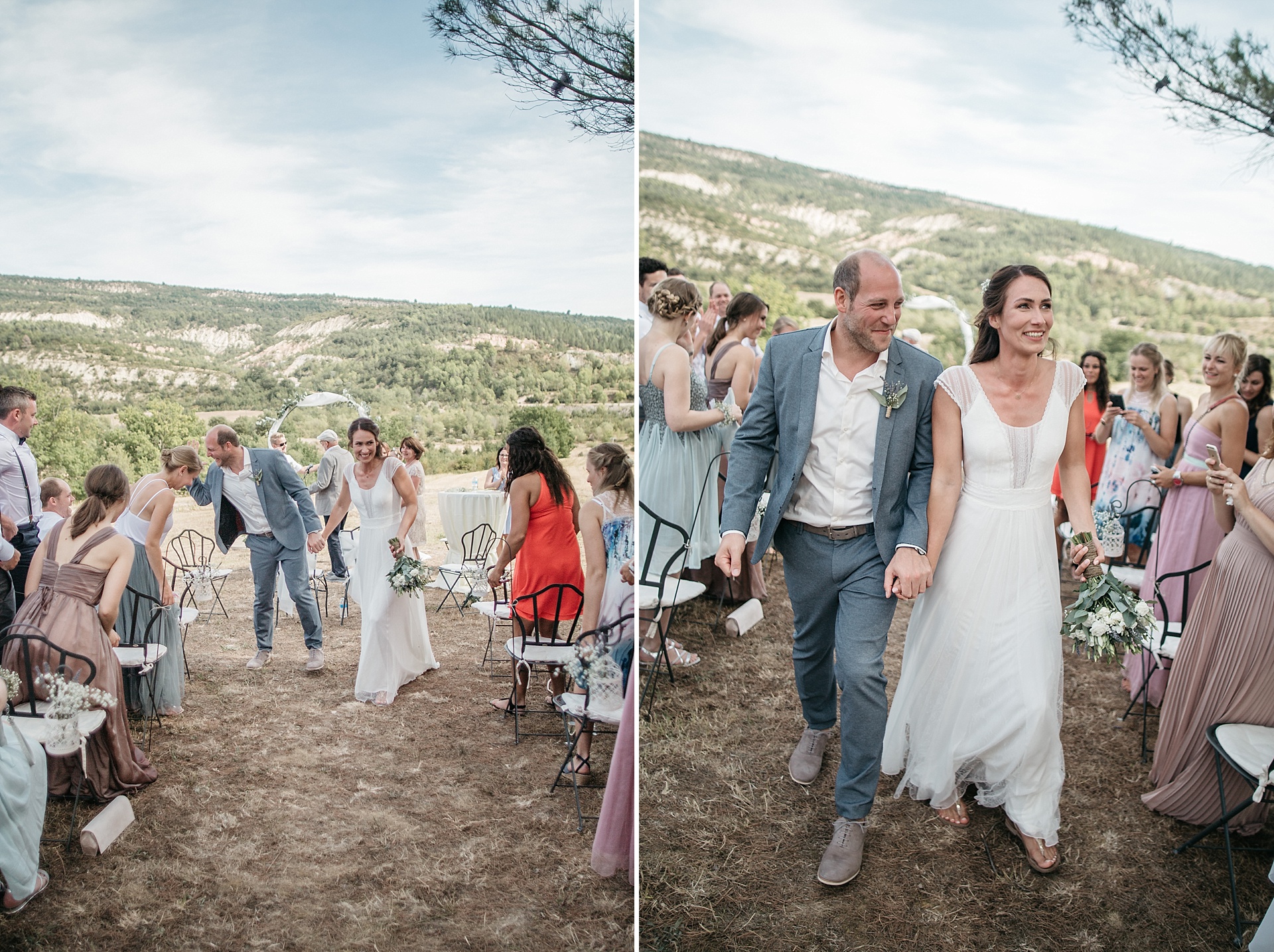 Traumhafte Hochzeit in der Provence. Der Auszug.