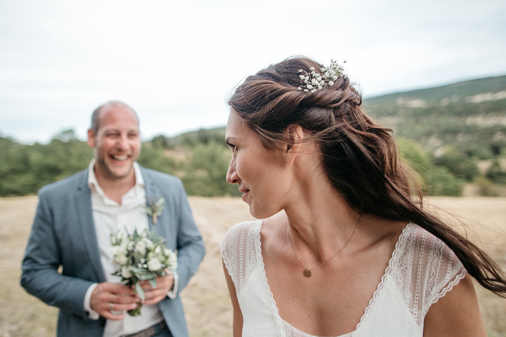 Traumhafte Hochzeit in der Provence. Brautpaarshooting.