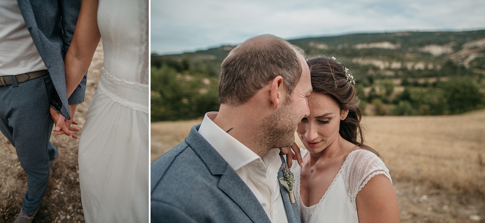 Traumhafte Hochzeit in der Provence. Brautpaarshooting.