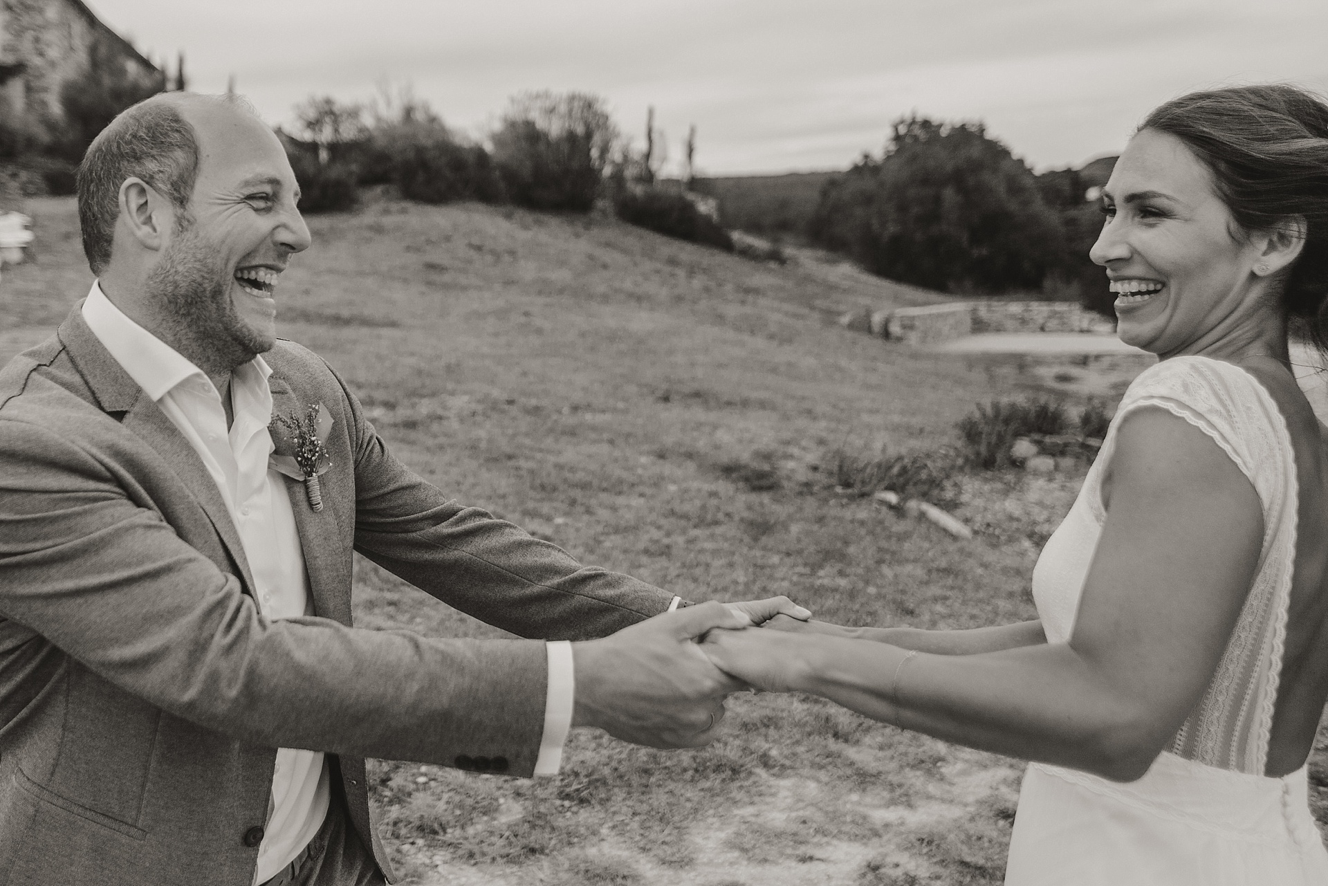 Traumhafte Hochzeit in der Provence. Brautpaarshooting.