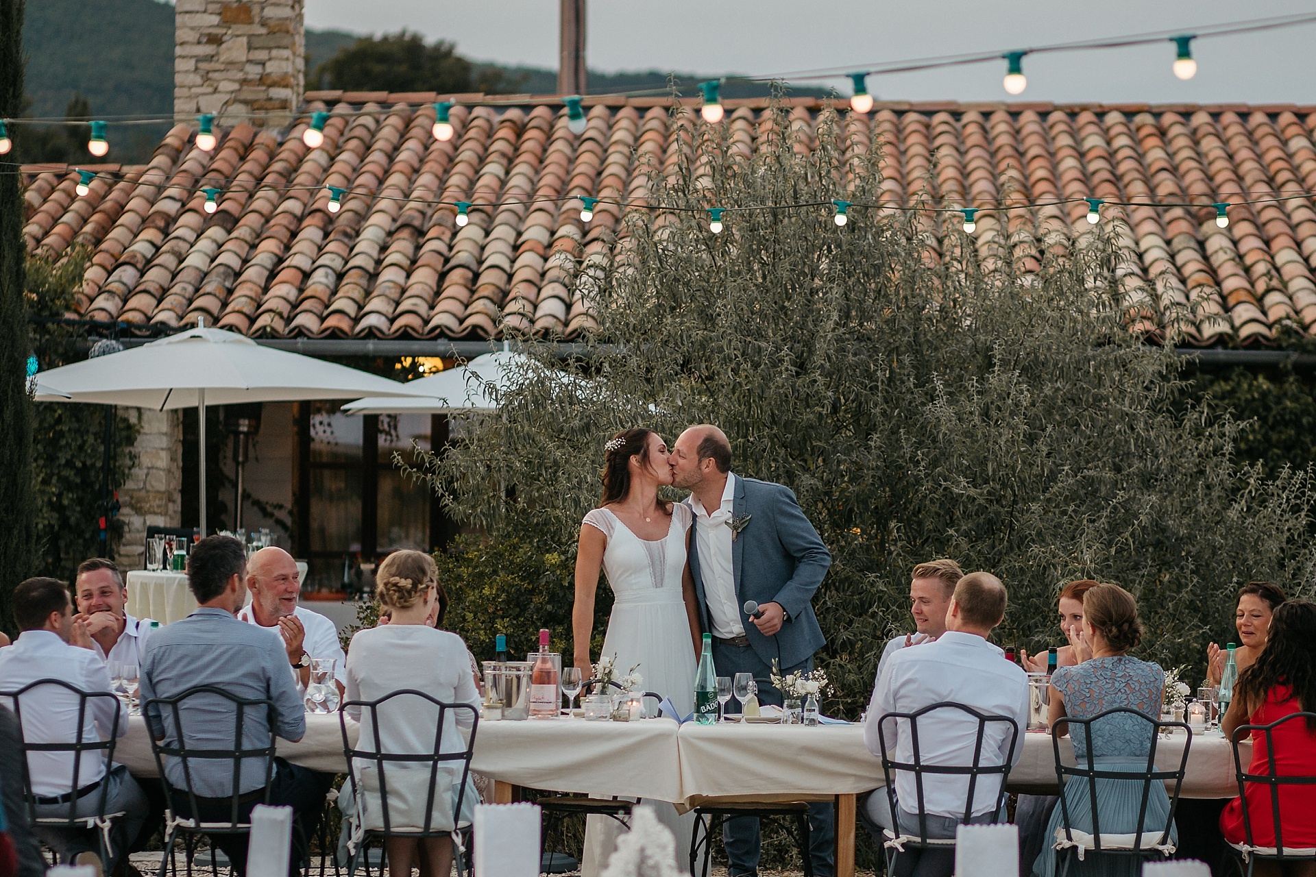 Traumhafte Hochzeit in der Provence. Das Brautpaar.