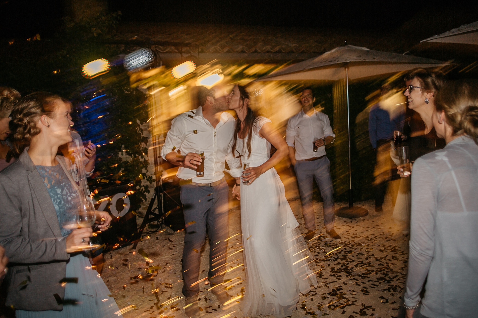Traumhafte Hochzeit in der Provence. Partytime.