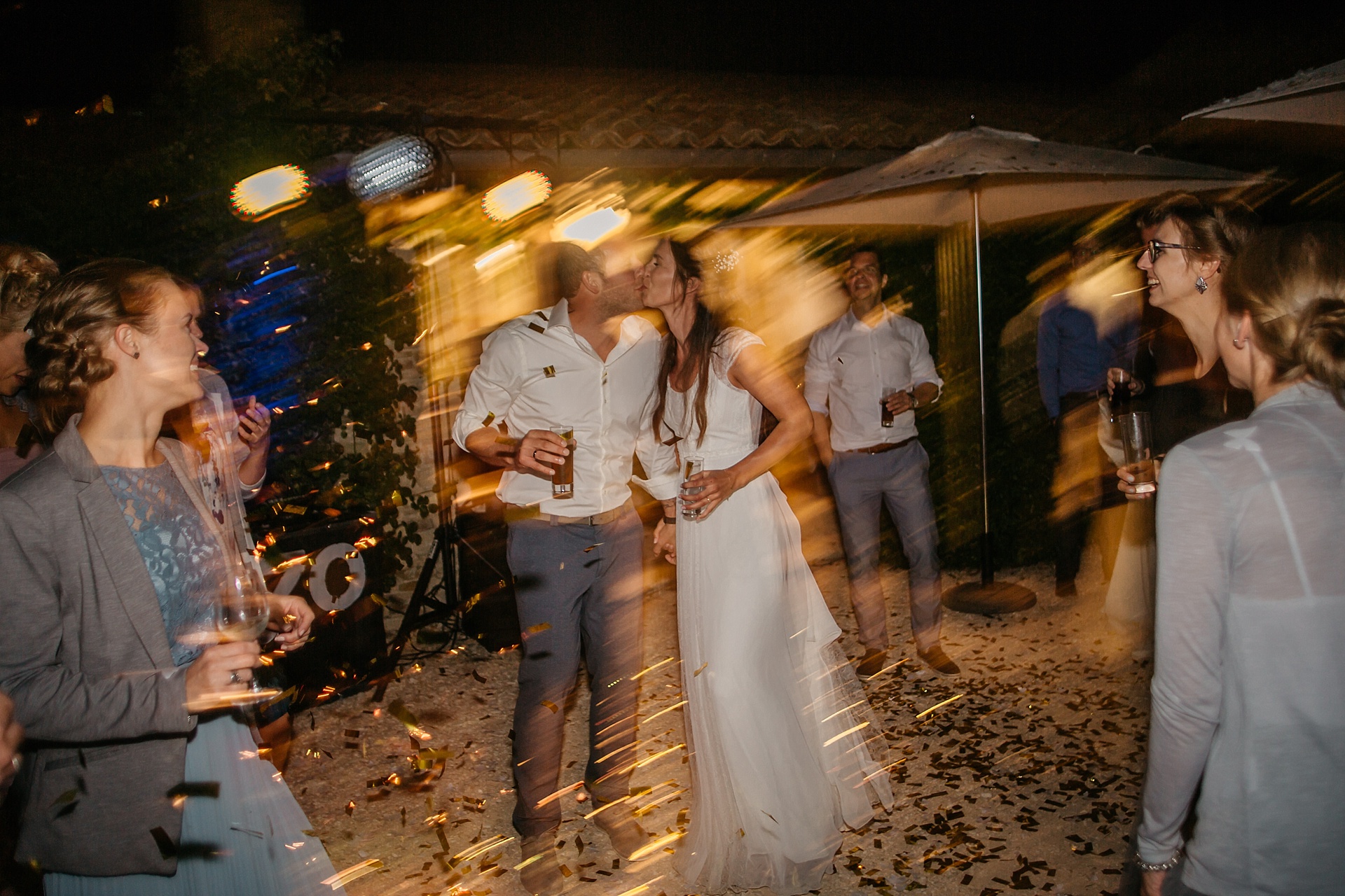 Traumhafte Hochzeit in der Provence. Partytime.