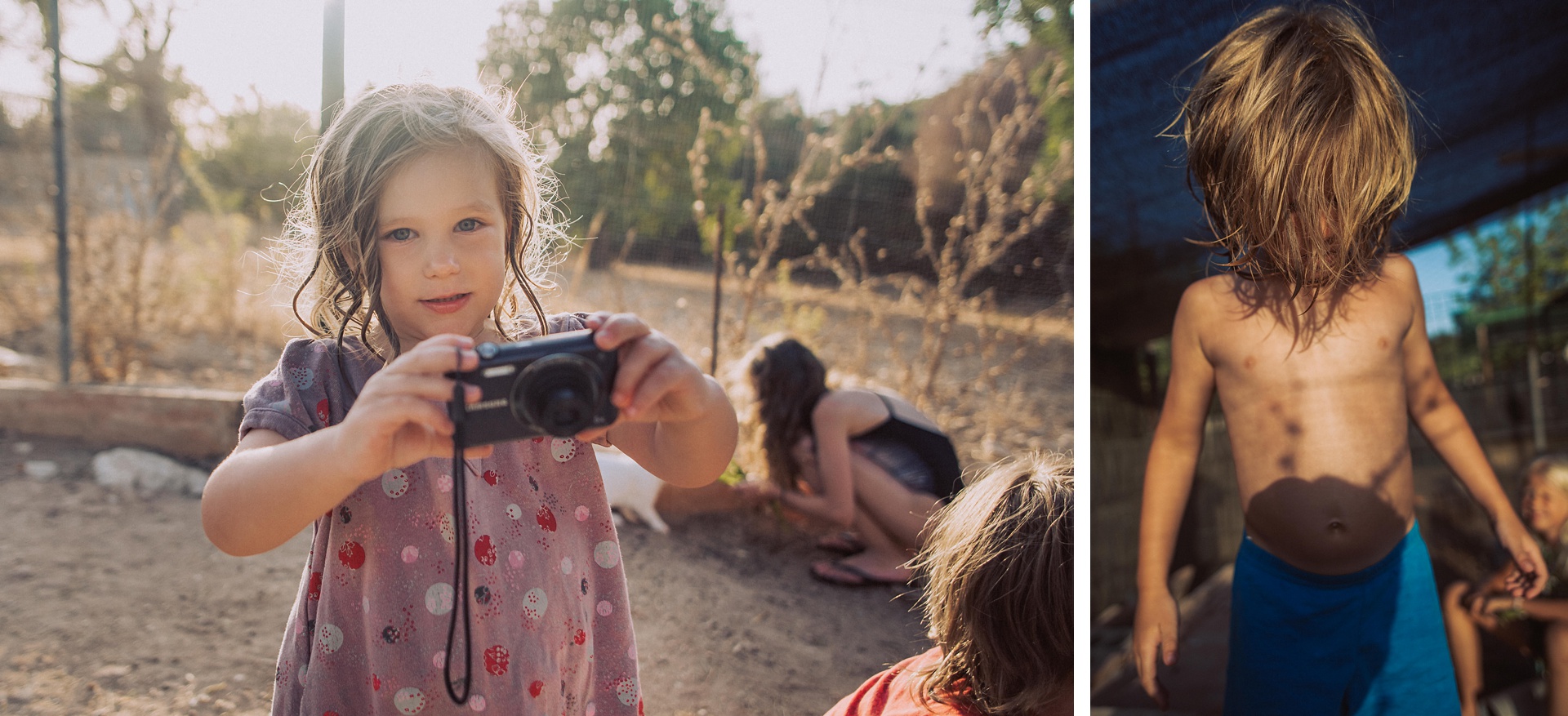 kleine Fotografin