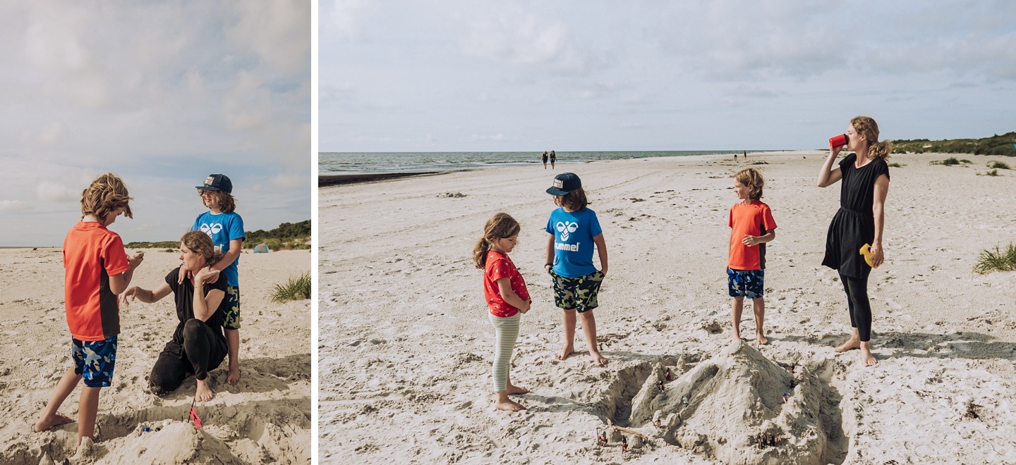 Familienzeit am Meer, Camping auf Bornholm, Familienfotos, Daniel Zube