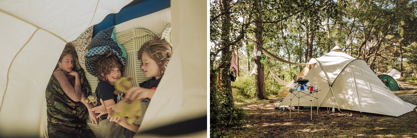 Familienzeit am Meer, Camping auf Bornholm, Familienfotos, Daniel Zube