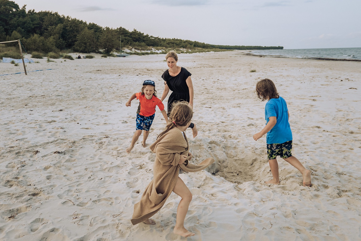 Familienzeit am Meer, Camping auf Bornholm, Familienfotos, Daniel Zube