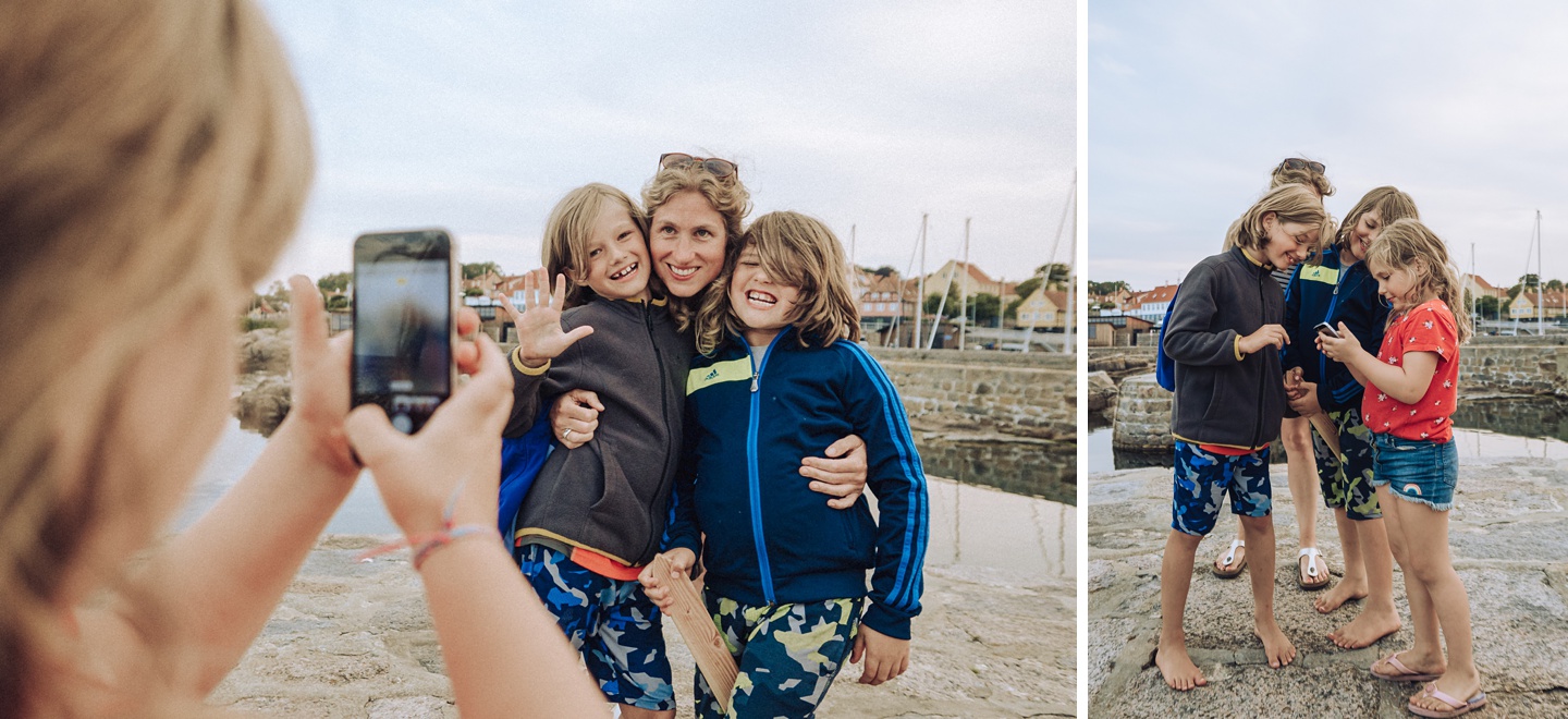 Familienzeit am Meer, Camping auf Bornholm, Familienfotos, Daniel Zube