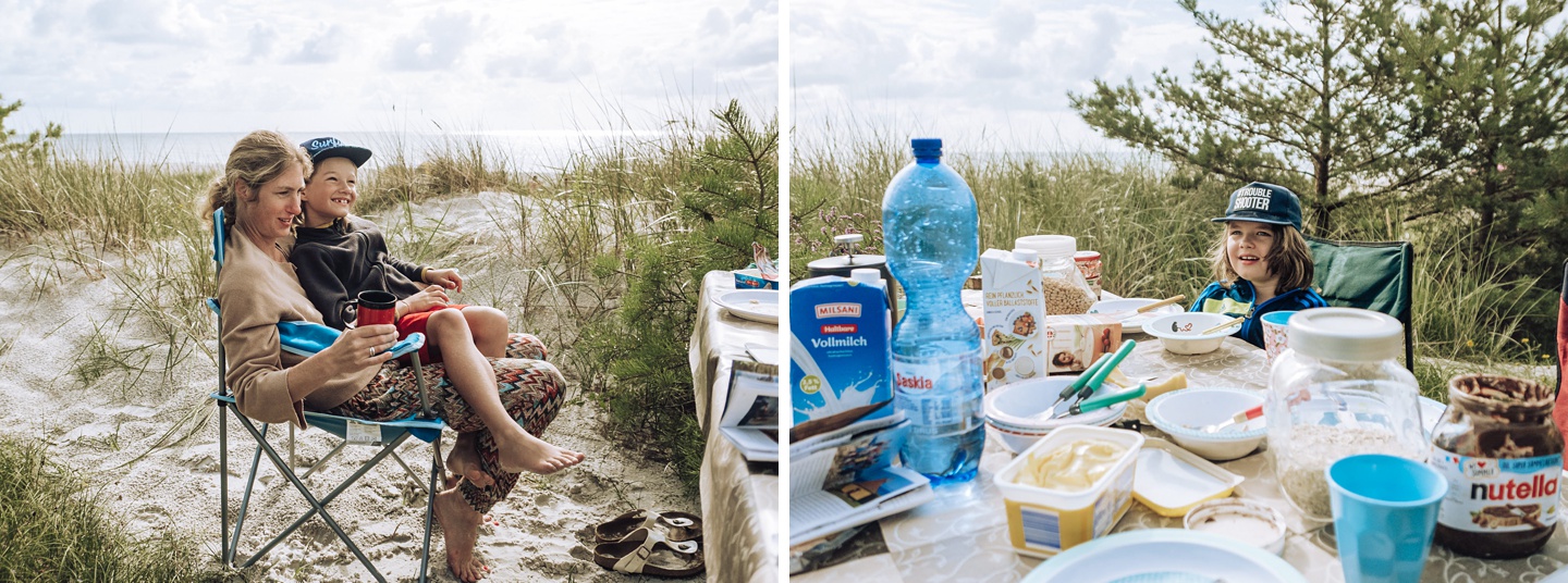 Familienzeit am Meer, Camping auf Bornholm, Familienfotos, Daniel Zube