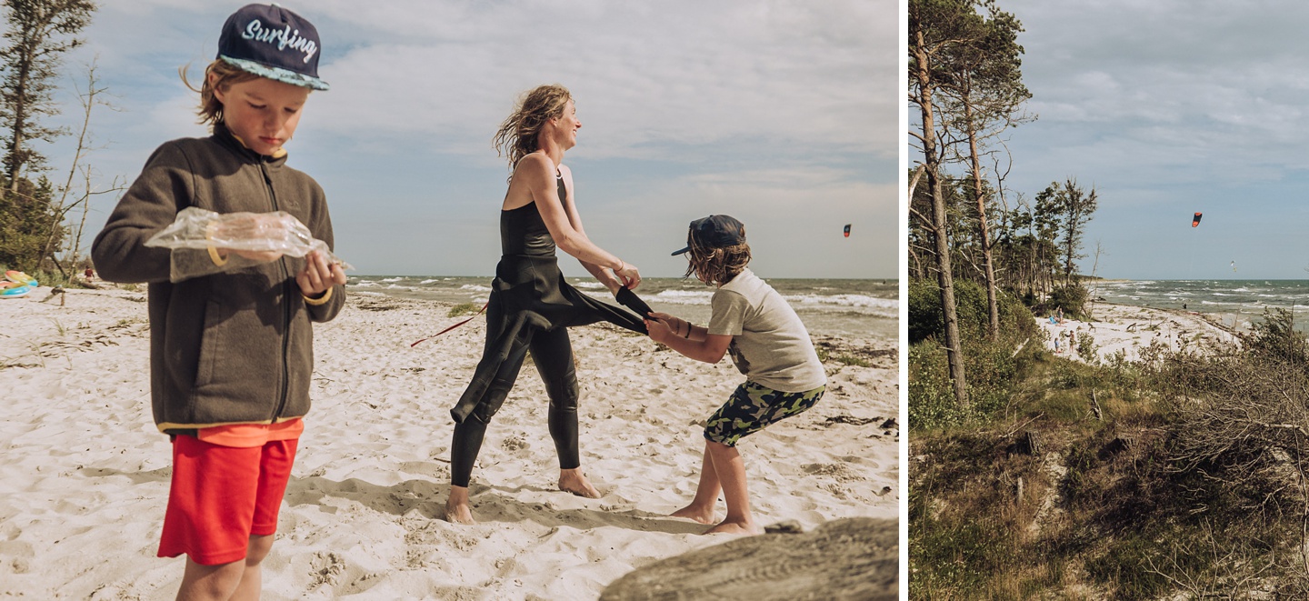 Familienzeit am Meer, Camping auf Bornholm, Familienfotos, Daniel Zube