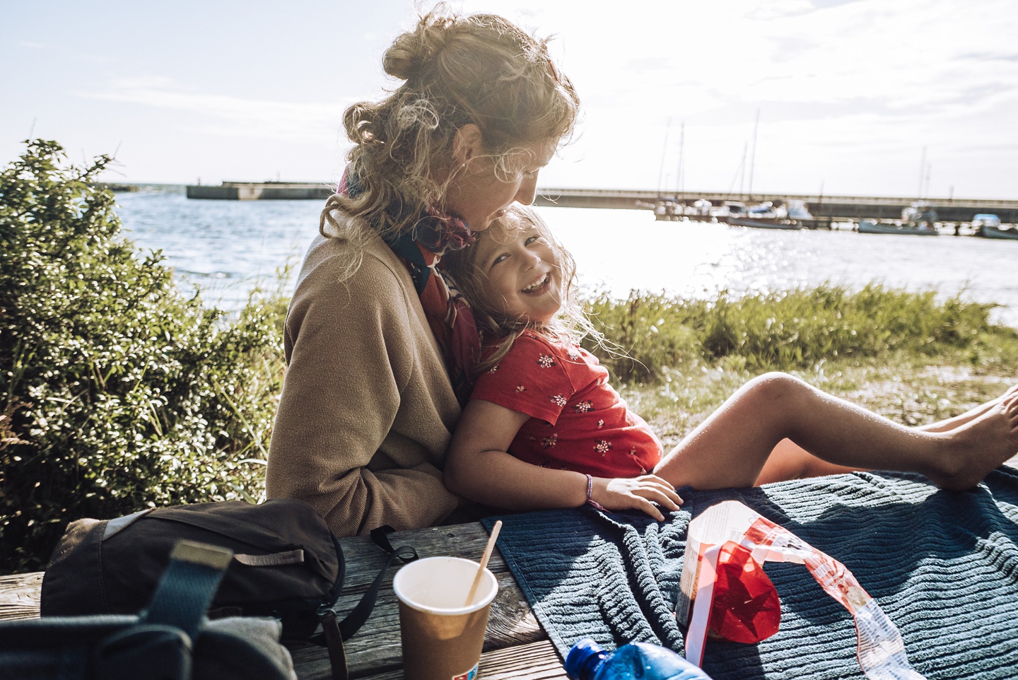 Familienzeit am Meer, Camping auf Bornholm, Familienfotos, Daniel Zube