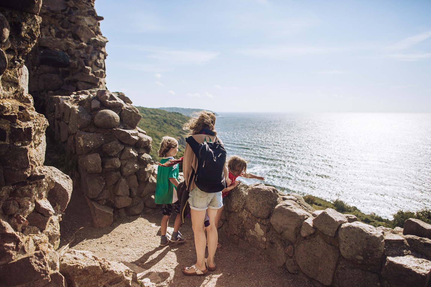 Familienzeit am Meer, Camping auf Bornholm, Familienfotos, Daniel Zube