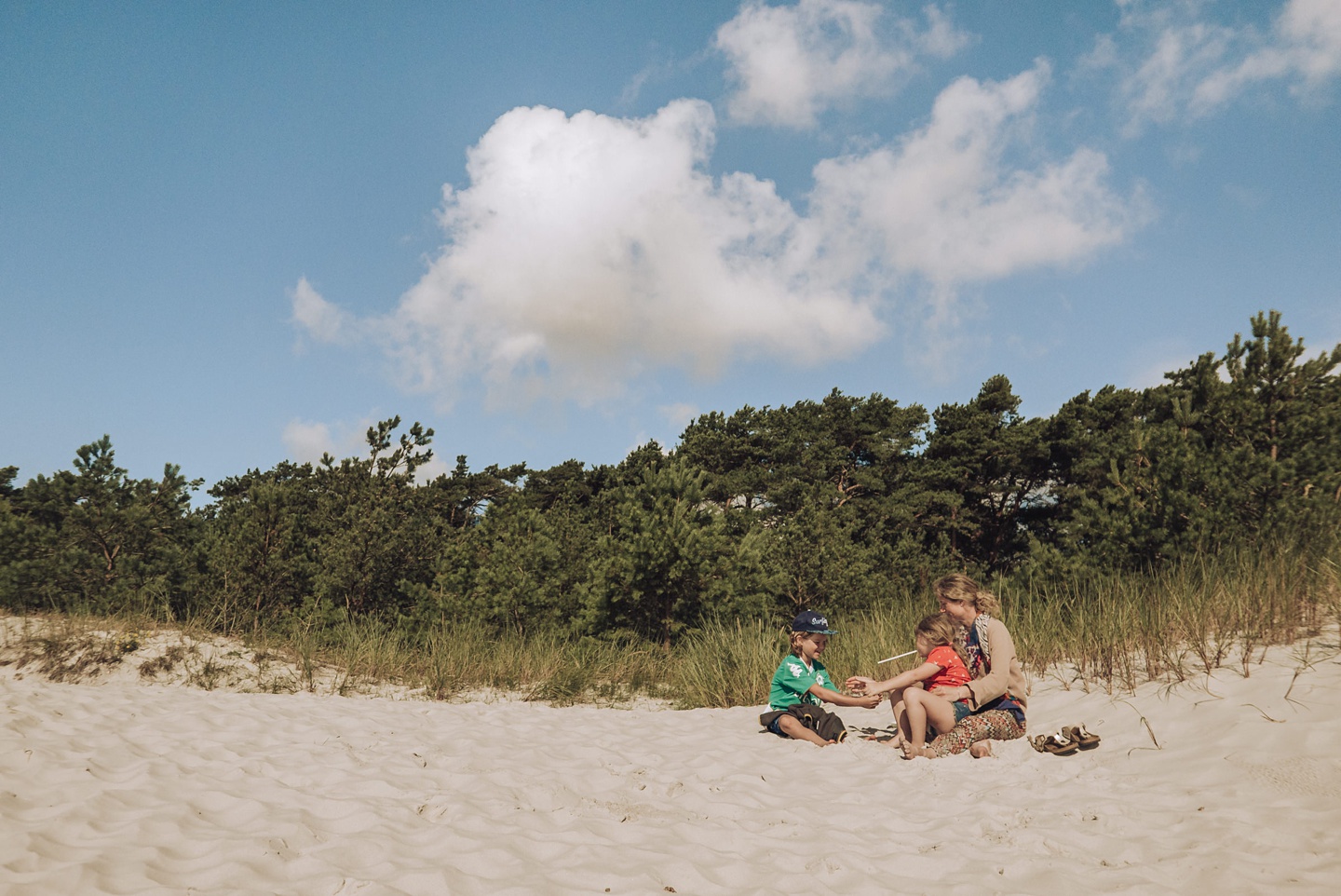 Familienzeit am Meer, Camping auf Bornholm, Familienfotos, Daniel Zube