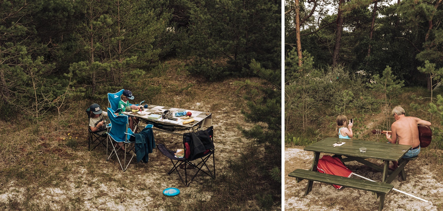 Familienzeit am Meer, Camping auf Bornholm, Familienfotos, Daniel Zube