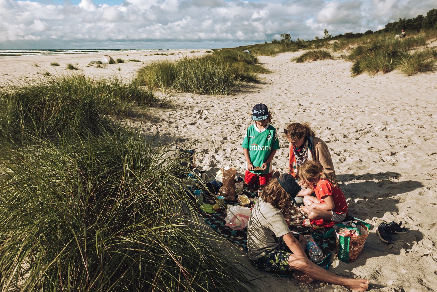 Familienzeit am Meer, Camping auf Bornholm, Familienfotos, Daniel Zube