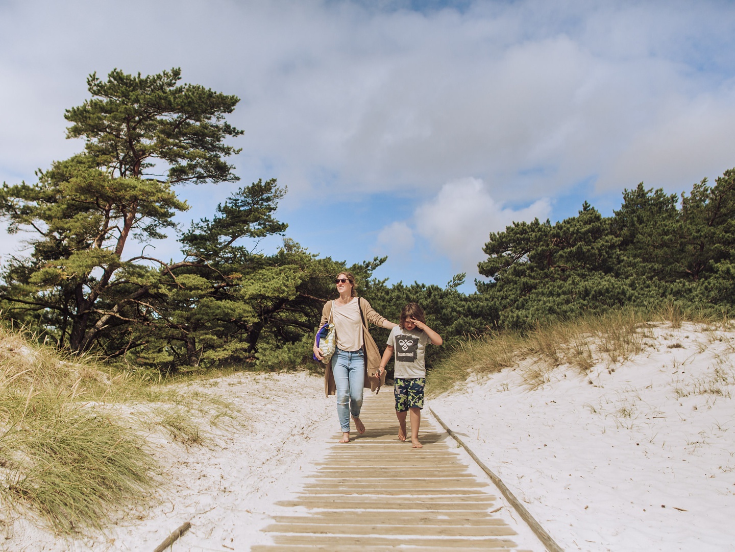 Familienzeit am Meer, Camping auf Bornholm, Familienfotos, Daniel Zube