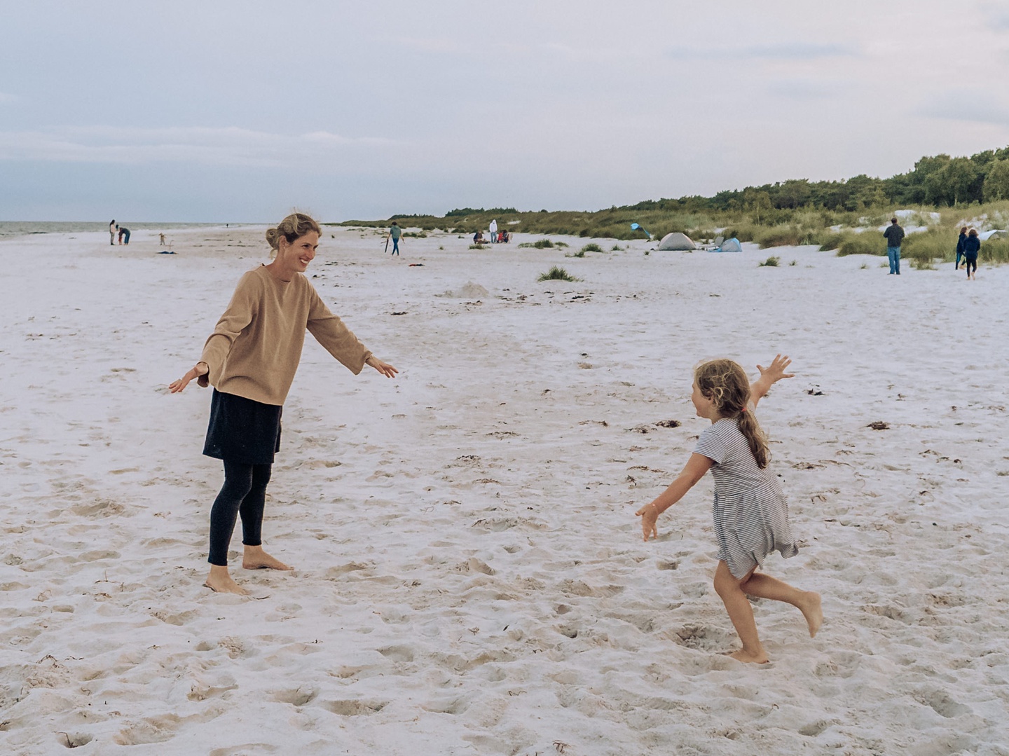 Familienzeit am Meer, Camping auf Bornholm, Familienfotos, Daniel Zube